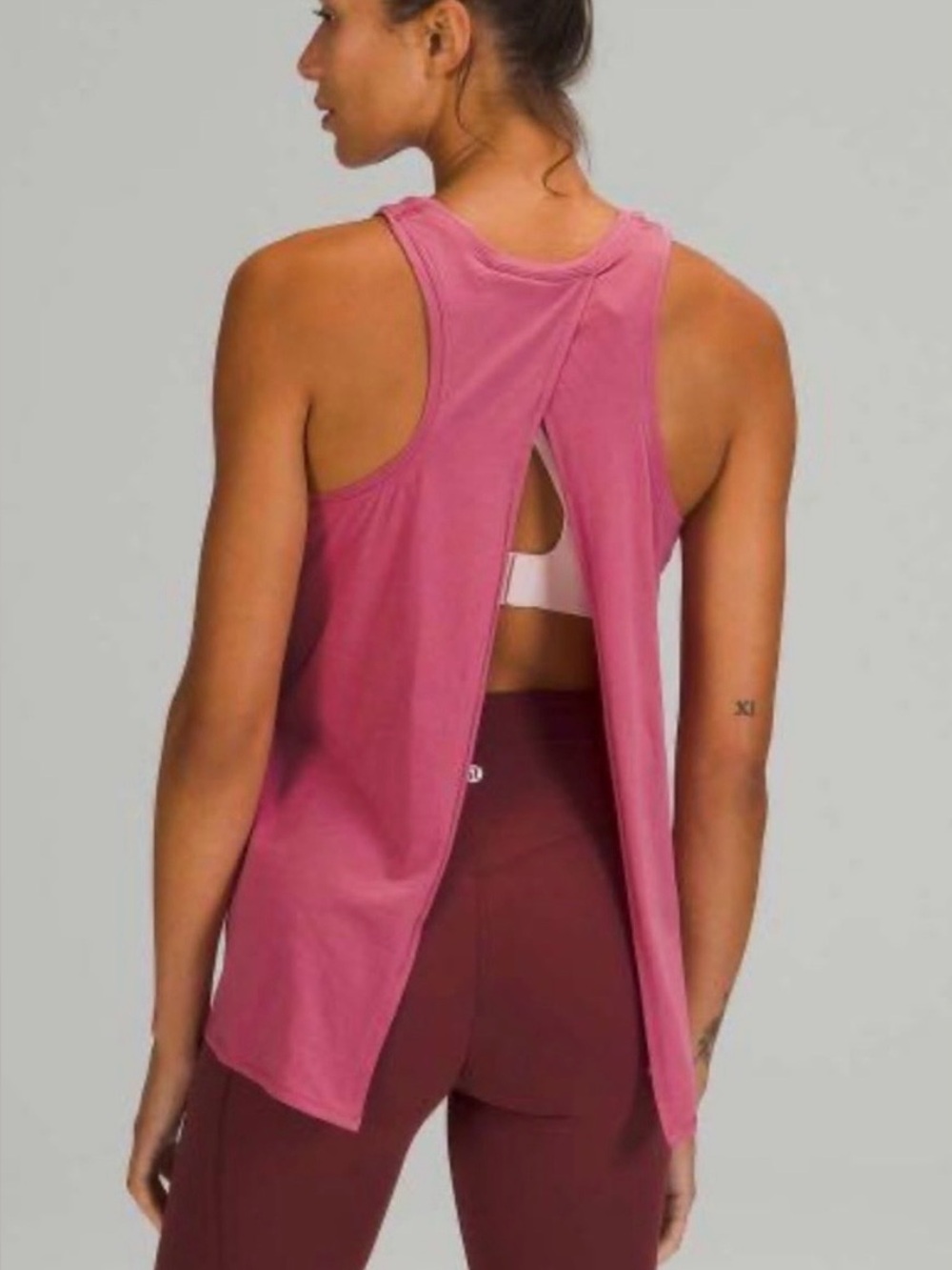 lululemon athletica Split-Back Racerback Tank in Dusty Rose